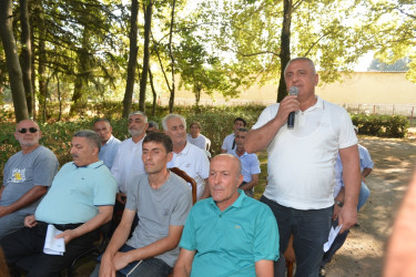 Lənkəran ŞİH başçısı Şürük, Türkəkəran, Tütəpeştə və Moğonojba kəndlərinin sakinlərinin qayğı və problemlərini dinləyib