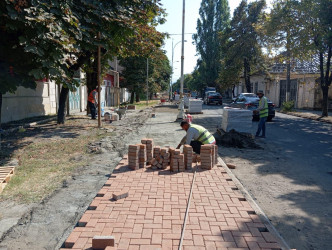 Lənkəranda aparılan abadlıq işlərinin miqyası günbəgün artır