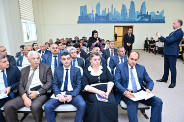Lənkəran ŞİH başçısı Nərimanabad qəsəbəsinin sakinləri ilə səyyar görüş-qəbul keçirib