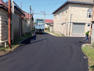 Lənkəranda 2 küçədə asfaltlanma işlərinə başlanılıb