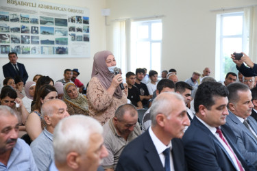 Taleh Qaraşov Səpnəkəran, Mikolan və Yuxarı Nüvədi kəndlərinin sakinlərinin qayğı və problemlərini dinləyib