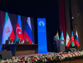 Taleh Qaraşov Rəşt şəhərində keçirilən "Xəzər - dostluq və regional inkişaf körpüsü" Beynəlxalq Forumunda iştirak edib
