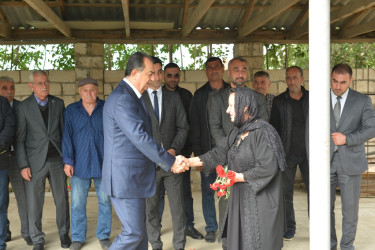 Lənkəran ŞİH başçısı şəhid  Zaur İsmayılzadənin məzarını ziyarət edib