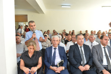 Taleh Qaraşov Kərgəlan, Darquba, Səbir və Lüvəsər kəndlərinin sakinlərinin qayğı və problemlərini dinləyib