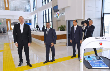 Azərbaycan Respublikasının Prezidenti İlham Əliyev yanvarın 16-da Lənkəran regional “ASAN xidmət” mərkəzinin açılışını edib