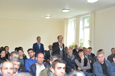Taleh Qaraşov dağ kəndləri olan Bəliton, Horavenc və Şivlik kəndlərinin sakinlərinin qayğı və problemlərini dinləyib
