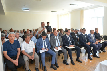Taleh Qaraşov növbəti səyyar görüş-qəbulunu Kərgəlan, Darquba, Səbir və Lüvəsər kəndlərinin sakinləri ilə keçirib