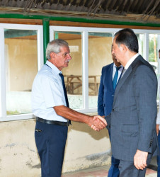  Lənkəran ŞİH başçısı antiterror əməliyyatları zamanı şəhid olan Mirmusa Hüseynzadə, Vüqar Heydərov, Aqil Əkbərov və Məhəmməd Hüseynovun məzarlarını ziyarət edib
