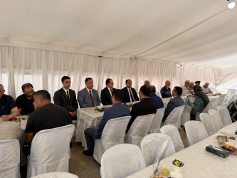 Taleh Qaraşov şəhid Soltan Əliyevin atasının hüzr mərasimində iştirak edib