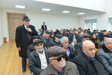 Taleh Qaraşov cari ilin sonuncu səyyar görüş-qəbulunu Zövlə kəndinin sakinləri ilə keçirib