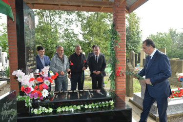 Lənkəranda şəhid Samir Allahverdiyev, Zaur Ağalı, Romir Əliyev və Emin Muradovun məzarları ziyarət olunub