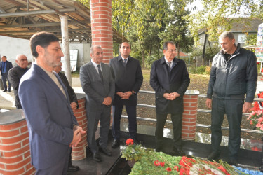 Taleh Qaraşov şəhid Mahsun Bağırzadə və Rasim Mirzəyevin anım günündə iştirak edib