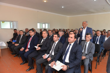Taleh Qaraşov Havzova kənd inzibati ərazi dairəsinin sakinlərinin qayğı və problemlərini dinləyib