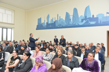 Taleh Qaraşov Haftoni qəsəbə, Xanlıqlı və Talışlı kəndlərinin sakinlərinin qayğı və problemlərini dinləyib