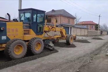 Şiləvar bələdiyyəsi tərəfindən Şiləvar-Digah yolunun 1.5 km-lik hissəsində cari təmir işləri aparılıb
