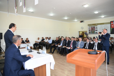 Taleh Qaraşov Səpnəkəran, Mikolan və Yuxarı Nüvədi kəndlərinin sakinlərinin qayğı və problemlərini dinləyib