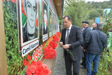Taleh Qaraşov şəhid Mahsun Bağırzadə və Rasim Mirzəyevin anım günündə iştirak edib