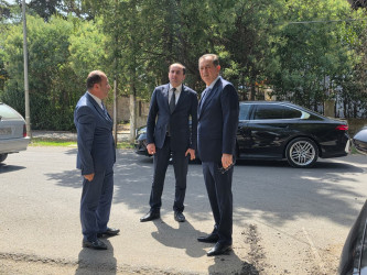 Taleh Qaraşov Lənkərandakı yol infrastruktur layihələrinin gedişi ilə tanış olub