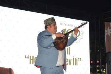 Lənkəranda Ulu Öndərin anadan olmasının 100 illik yubileyilə bağlı konsert proqramı keçirilib