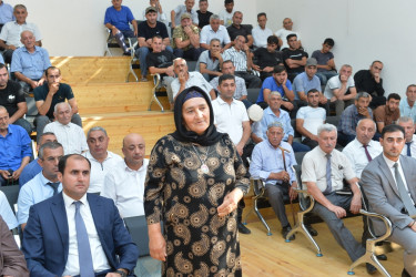 Lənkəran ŞİH-nin başçısı Gəgiran, Jidi və Diryan kəndlərinin sakinlərinin qayğı və problemlərini dinləyib