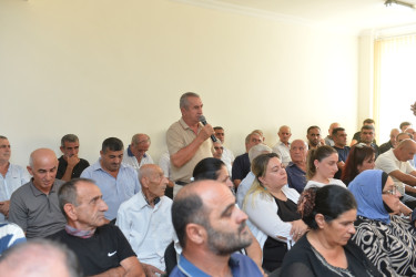 Taleh Qaraşov Kərgəlan, Darquba, Səbir və Lüvəsər kəndlərinin sakinlərinin qayğı və problemlərini dinləyib