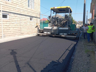 Lənkəranda 2 küçədə asfaltlanma işlərinə başlanılıb