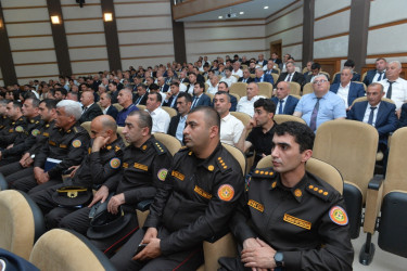   “Yanğınlara qarşı qabaqlayıcı tədbirlərin səmərəliliyinin artırılması” mövzusunda regional müşavirə keçirilib