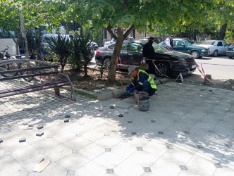 Lənkəranda “Şəhərsalma və memarlıq ili” çərçivəsində abadlıq-yenidənqurma işləri aparılır