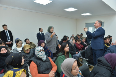 Taleh Qaraşov cari ilin sonuncu səyyar görüş-qəbulunu Zövlə kəndinin sakinləri ilə keçirib