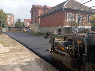 Lənkəranda şəhid Elşad Zeynallı küçəsinin asfaltlanması yekunlaşıb