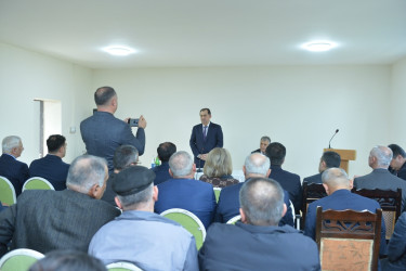 Taleh Qaraşov növbəti səyyar görüş-qəbulunu Vel və Siyavar kəndlərinin sakinləri ilə keçirib