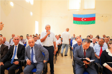 Lənkəran ŞİH başçısı Vilvan kənd sakinlərinin qayğı və problemlərini dinləyib