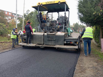 Tofiq İsmayılov dalan 1 küçəsinin asfaltlanması yekunlaşıb