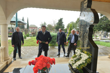Taleh Qaraşov şəhid Kamran Vəlizadə və Murad Hüseynzadənin anım günündə iştirak edib