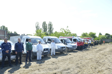 Lənkəranda kompleks mülkü müdafiə təlimi keçirilib