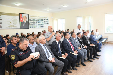 Taleh Qaraşov Səpnəkəran, Mikolan və Yuxarı Nüvədi kəndlərinin sakinlərinin qayğı və problemlərini dinləyib