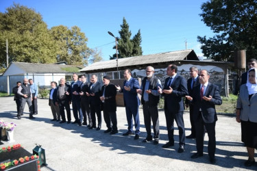 Taleh Qaraşov şəhid Orxan Quluzadə, Orxan Dadaşlı və Heydər Qənbərzadənin anım günündə iştirak edib
