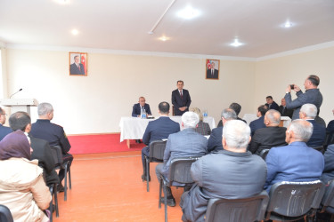 Taleh Qaraşov Havzova kəndinin sakinlərinin qayğı və problemlərini dinləyib