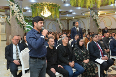 Taleh Qaraşov Gərmətük qəsəbə inzibati ərazi dairəsinin sakinləri ilə səyyar görüş-qəbulunu keçirib