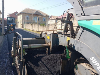 Lənkəranda 2 küçədə asfaltlanma işlərinə başlanılıb