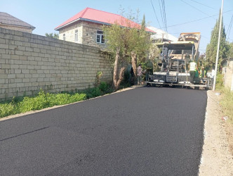 Lənkəranda 2 küçədə asfaltlanma işlərinə başlanılıb