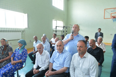 Taleh Qaraşov dağ kəndləri olan Siyablı, Şovu və Təngivan sakinlərinin qayğı və problemlərini dinləyib