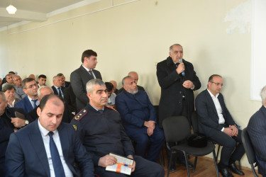 Taleh Qaraşov cari ildə ilk səyyar görüşünü Sütəmurdov kəndinin sakinləri ilə keçirib