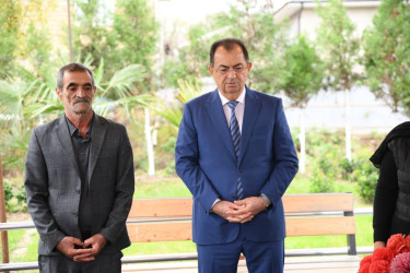 Taleh Qaraşov şəhid Elnur Talıbov, Əli Mehdizadə və Kənan Axundzadənin anım günündə iştirak edib