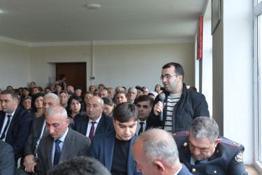 Taleh Qaraşov növbəti səyyar görüşünü Balıqçılar qəsəbəsinin sakinləri ilə keçirib