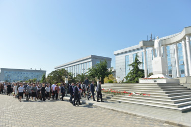 Lənkəranda Ümummilli Lider Heydər Əliyevin anadan olmasının 102-ci illiyi qeyd edilib
