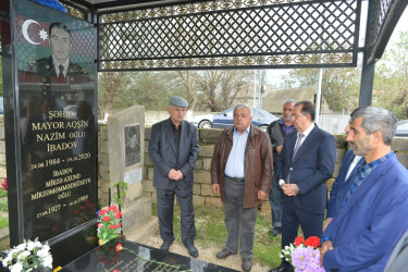 Taleh Qaraşov şəhid Aqşin İbadov, Emil Şıxəlizadə və Etiram Hüseynlinin anım günündə iştirak edib
