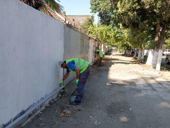 Lənkəranda “Şəhərsalma və memarlıq ili” çərçivəsində aparılan abadlıq işləri davam etdirilir