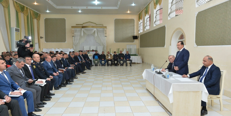 Şağlakücə və Bəlləbur kəndlərinin sakinləri Taleh Qaraşovun qəbul-görüşündən razı qalıblar