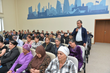 Taleh Qaraşov Haftoni qəsəbə, Xanlıqlı və Talışlı kəndlərinin sakinlərinin qayğı və problemlərini dinləyib